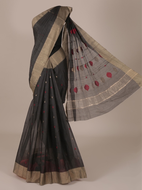 

Pothys Grey Woven Design Silk Cotton Saree