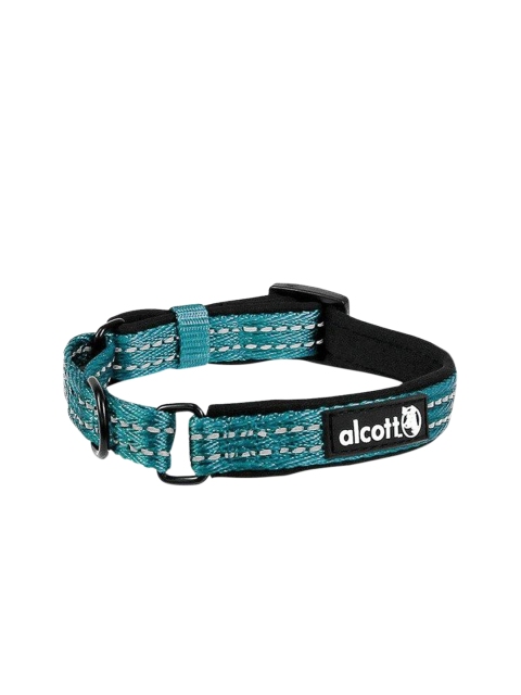 

PawsnCollars Blue Striped Alcott Martingale Anti-Escape & Training Dog Collar