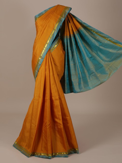 

Pothys Yellow Woven Design Pure Silk Saree