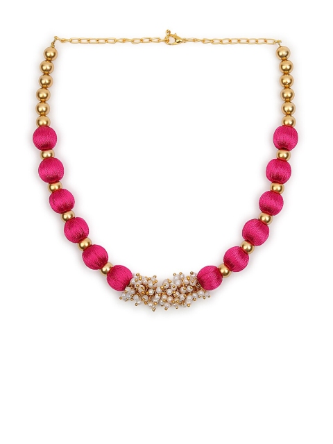 

AKSHARA Women Red Handcrafted Choker Necklace