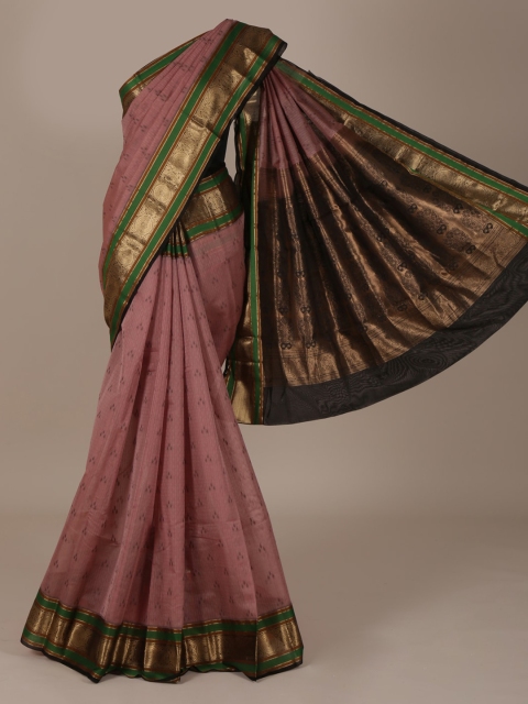 

Pothys Mauve Woven Design Silk Cotton Saree
