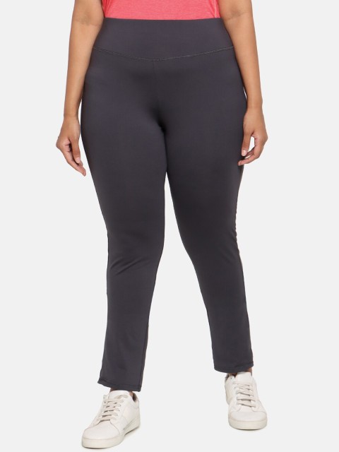 

The Pink Moon Women Charcoal Grey Solid Tights