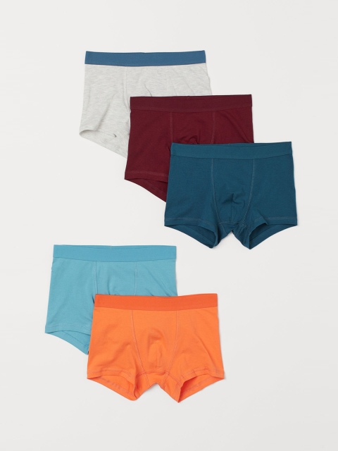 

H&M Boys 5-Pack Boxer Shorts, Turquoise blue