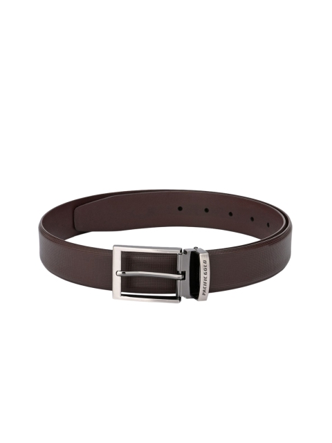 

Pacific Gold Men Brown Textured Genuine Leather Belt