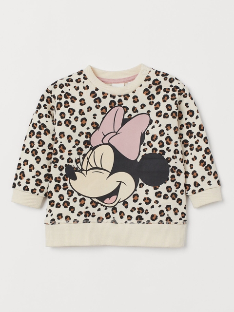 

H&M Gilrs Multicolored Minnie Mouse Printed sweatshirt, Multi