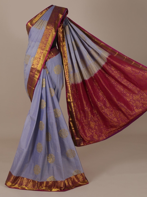

Pothys Lavender Woven Design Pure Silk Saree