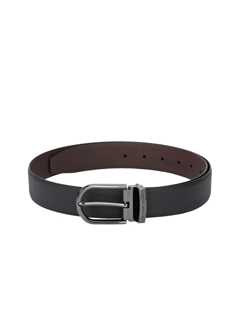 

Pacific Gold Men Black & Brown Solid Reversible Leather Belt