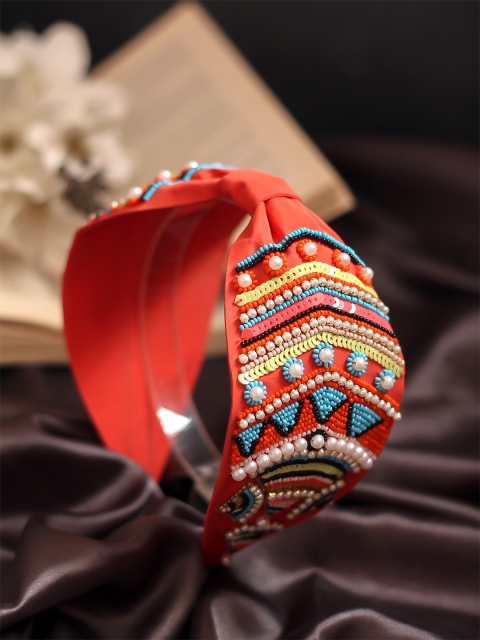 

Hedda Luxe Headband, Orange