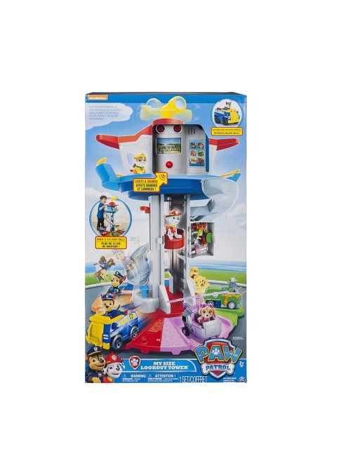 

PAW PATROL Kids Grey & Blue My Size Lookout Tower With Exclusive Vehicle