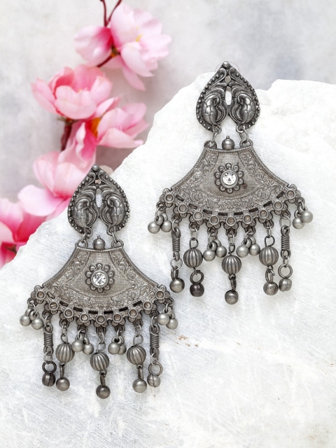 

Moedbuille Gunmetal-Toned Classic Drop Earrings, Metallic