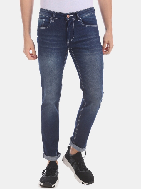 

Newport Men Blue Slim Fit Mid-Rise Clean Look Jeans