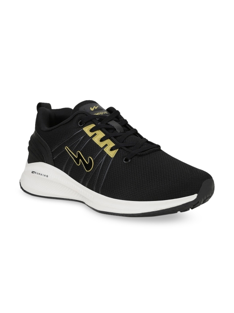 

Campus Men Black Mesh Running Shoes