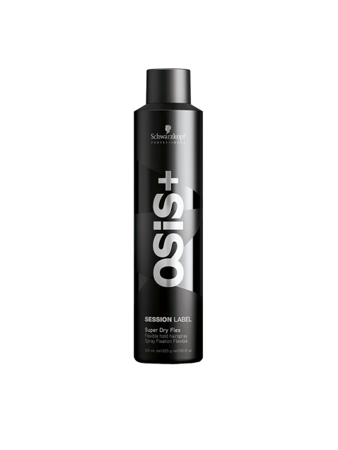 

Schwarzkopf PROFESSIONAL Osis+ Session Label Super Dry Flex Hair Light Hold Spray 300ml, Black