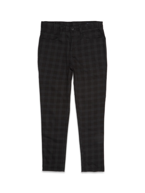 

Allen Solly Junior Boys Grey Slim Fit Checked Regular Trousers