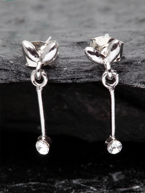

Stoln Silver-Plated Geometric Drop Earrings