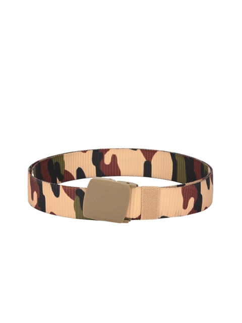 

Calvadoss Women Brown & Beige Camouflage Printed Casual Belt