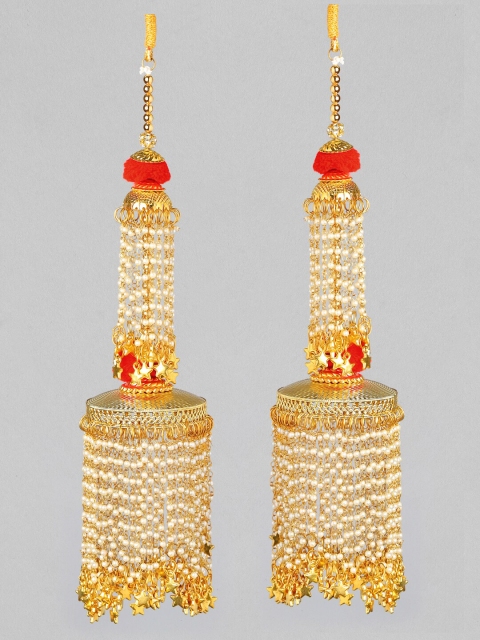 

Rubans Women Gold-Toned Set Of 2 Kaleeras