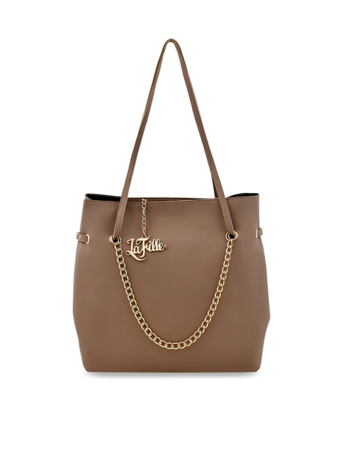 

LaFille Brown Solid Shoulder Bag