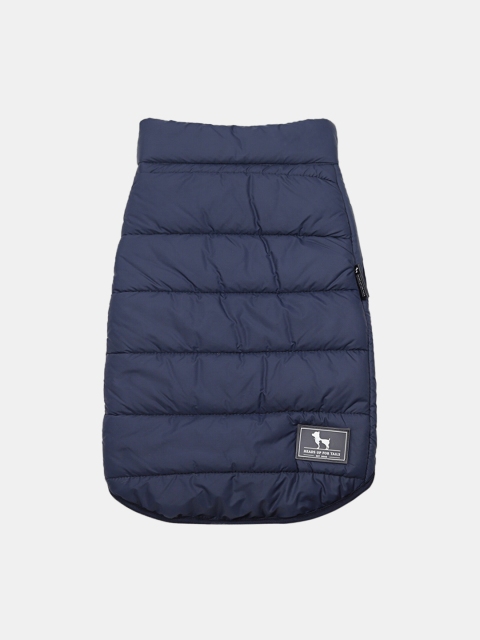 

Heads Up For Tails Navy Blue Wintersong Essentials Dog Jacket