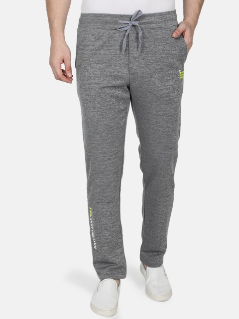 rock.it Men Grey Solid Track Pants