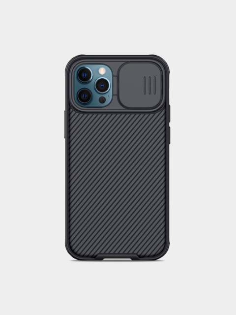 

TREEMODA Black Solid iPhone 12 Pro Max Mobile Back Case