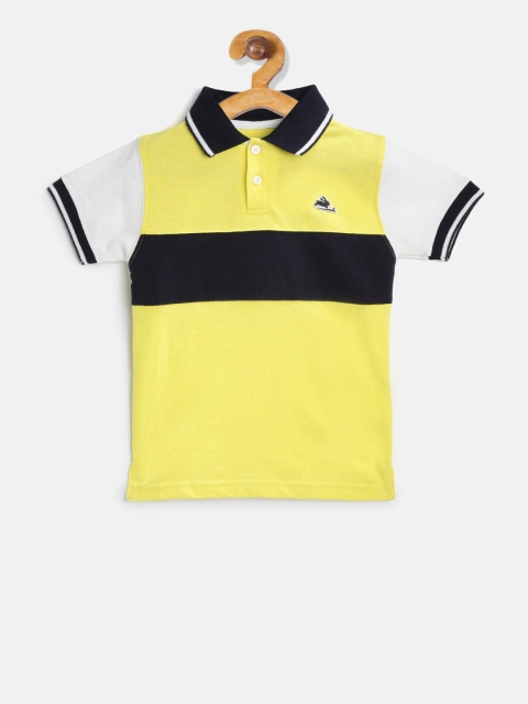 

Cherry Crumble Boys Multicoloured Striped Polo Collar T-shirt, Multi