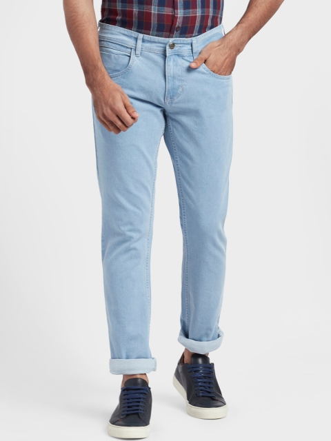 

ColorPlus Men Blue Tapered Fit Mid-Rise Clean Look Jeans