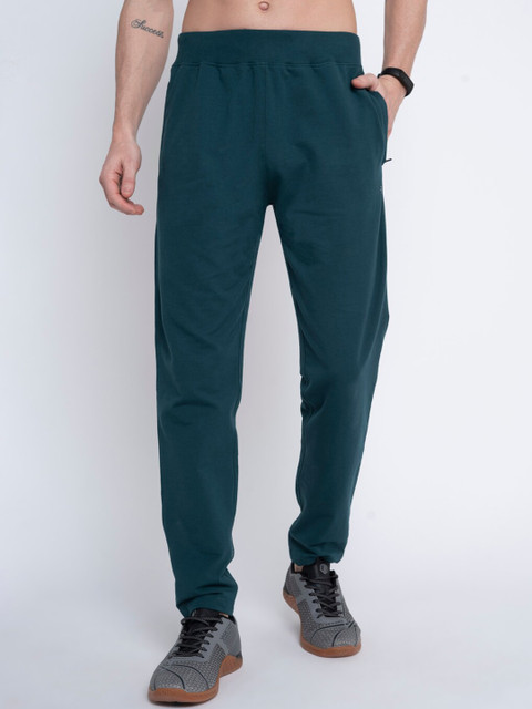 

Cultsport Men Green Solid Straight Fit Track Pants