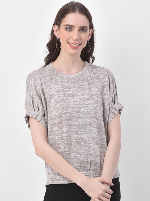 

Latin Quarters Women Beige Solid Top