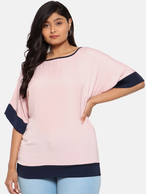 

The Pink Moon Women Pink Solid Top