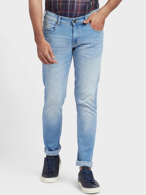 

ColorPlus Men Blue Tapered Fit Mid-Rise Clean Look Jeans