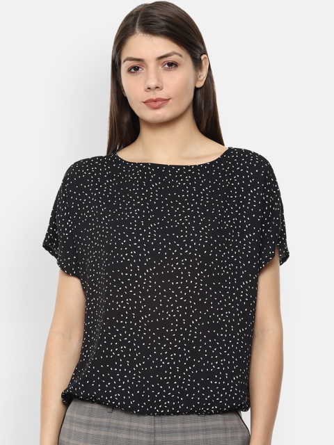 

Van Heusen Woman Women Black Printed Top