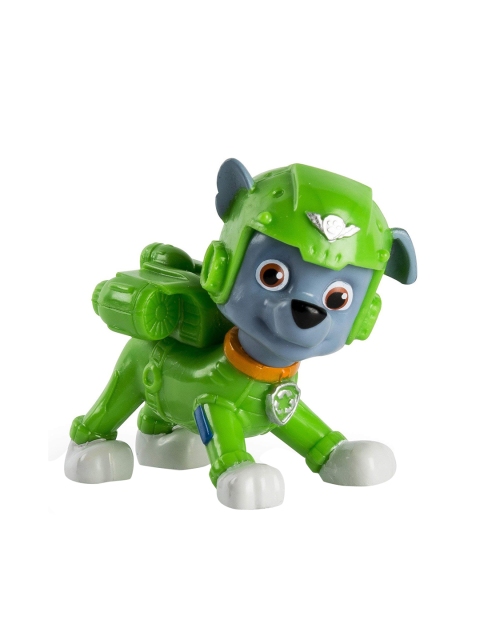 

PAW PATROL Kids Green & Blue Pup Buddies Marshall Action Figure
