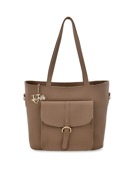 

LaFille Brown Solid Shoulder Bag