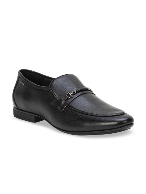 

VON WELLX GERMANY Men Black Leather Loafers