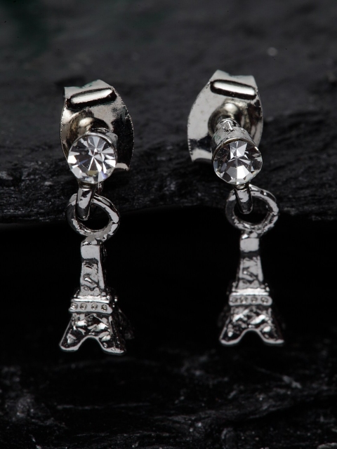 

Stoln Silver-Plated Quirky Drop Earrings