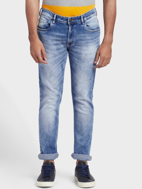

ColorPlus Men Blue Tapered Fit Mid-Rise Clean Look Jeans