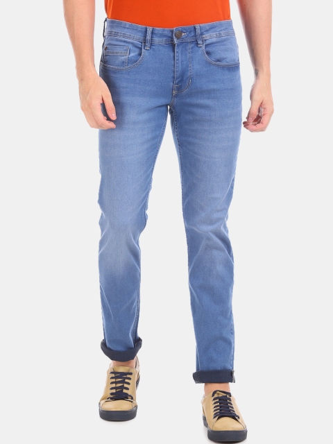 

Cherokee Men Blue Slim Fit Mid-Rise Clean Look Jeans