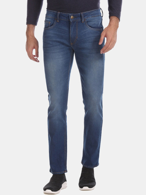 

Newport Men Blue Tapered Fit Mid-Rise Clean Look Jeans