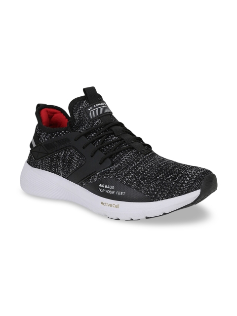 

Campus Men Black & White Running Sports Shoes