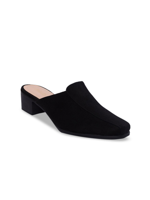 

Inc 5 Women Black Solid Mules
