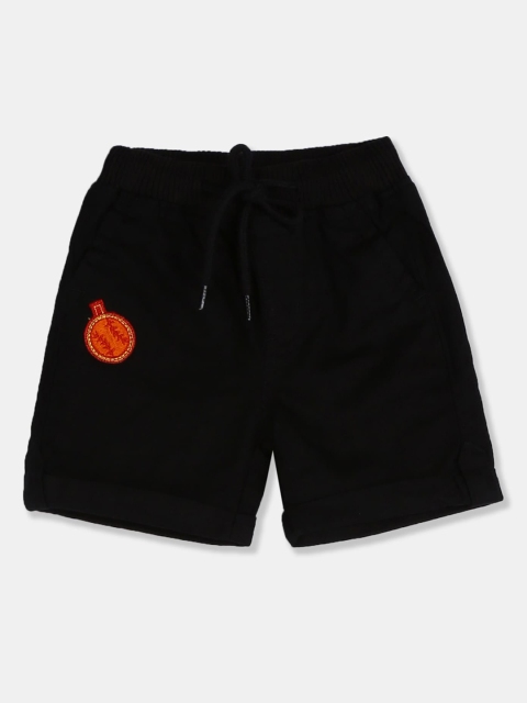 

Donuts Boys Navy Blue Solid Regular Fit Regular Shorts
