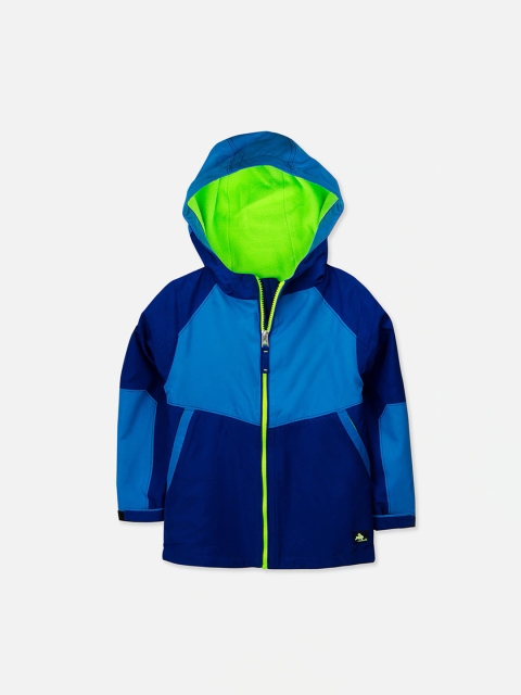 

Cherry Crumble Boys Blue Colourblocked Tailored Jacket