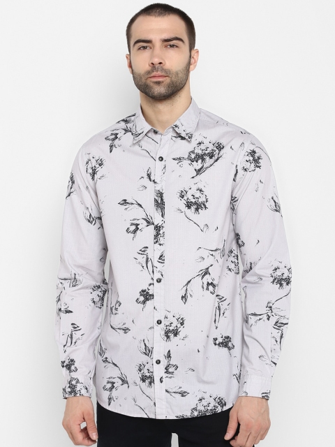 

SPYKAR Men Grey Slim Fit Printed Casual Shirt