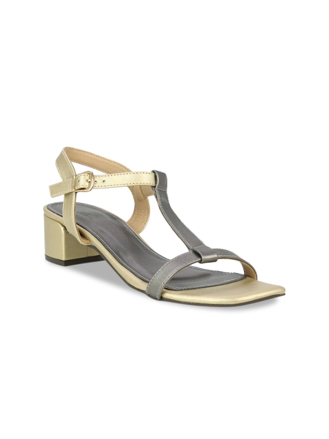 

Inc 5 Women Beige & Grey Colourblocked Heels