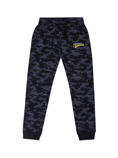 

Superman Kids Navy Blue Camouflage Printed Joggers