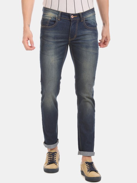 

Newport Men Blue Slim Fit Mid-Rise Clean Look Jeans
