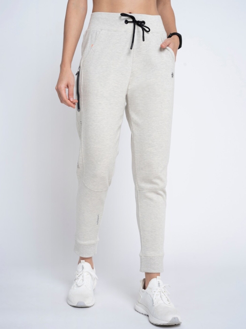 

Cultsport Women Grey-Melange Solid Slim-Fit Functional Joggers