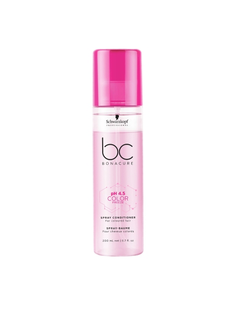 

Schwarzkopf Professional Bonacure pH 4.5 Color Freeze Spray Conditioner 200ml, Pink