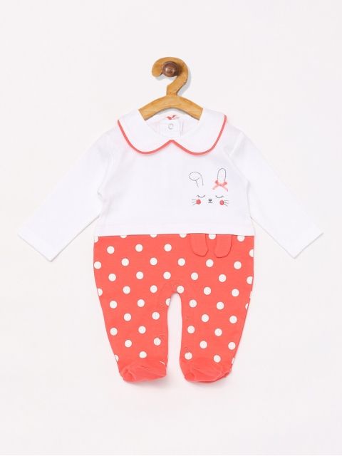 

Baby Go Regular Fit Cortton Romper, White